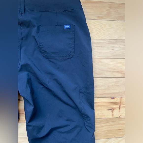 North Face Pants Womens 16 Black Roll Up Waterproof Outdoor Hiking - Picture 5 of 13